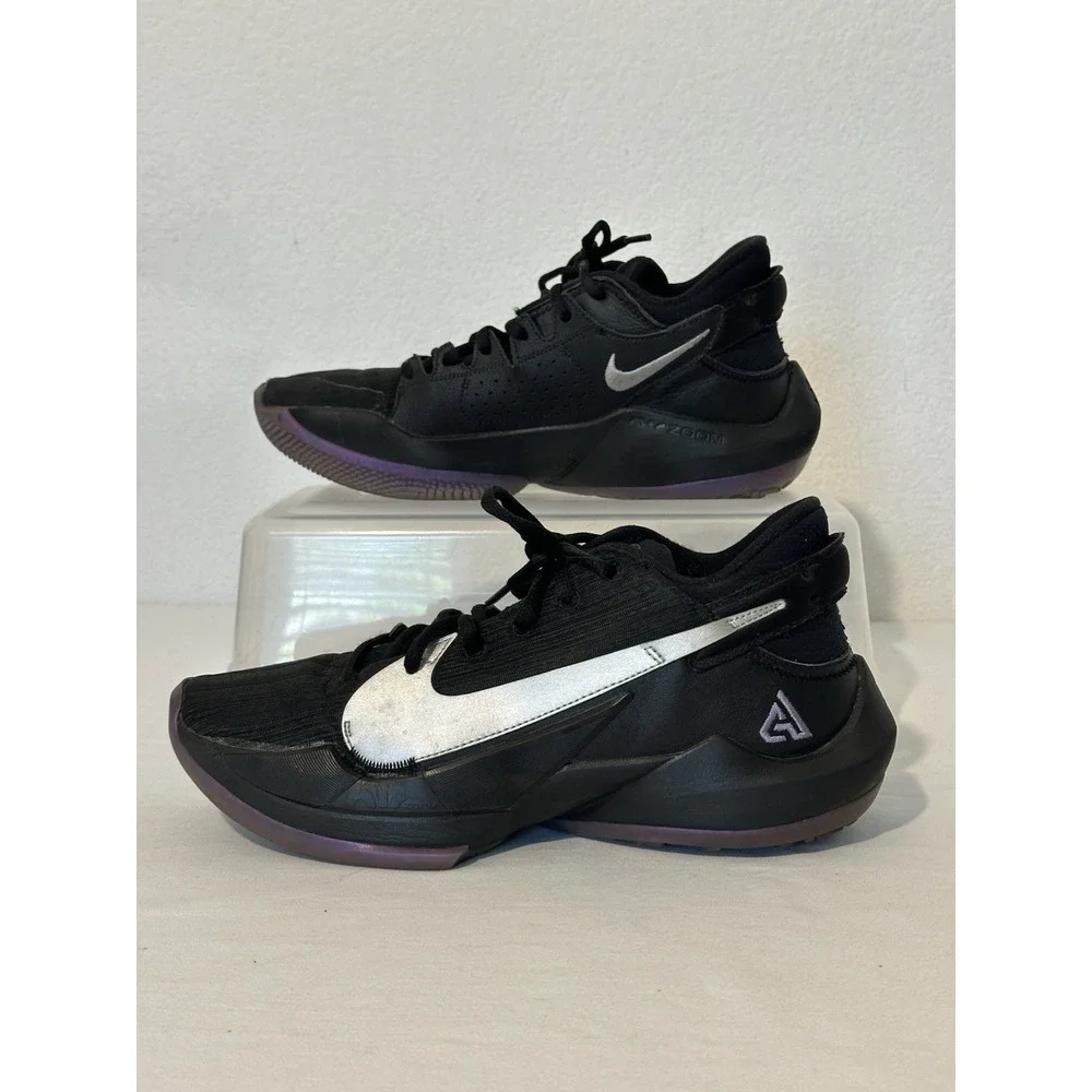 Mens Nike Zoom‎ Freak 2 Shoes CK5424 005 Black Dusty Amethyst Giannis Size 8.5